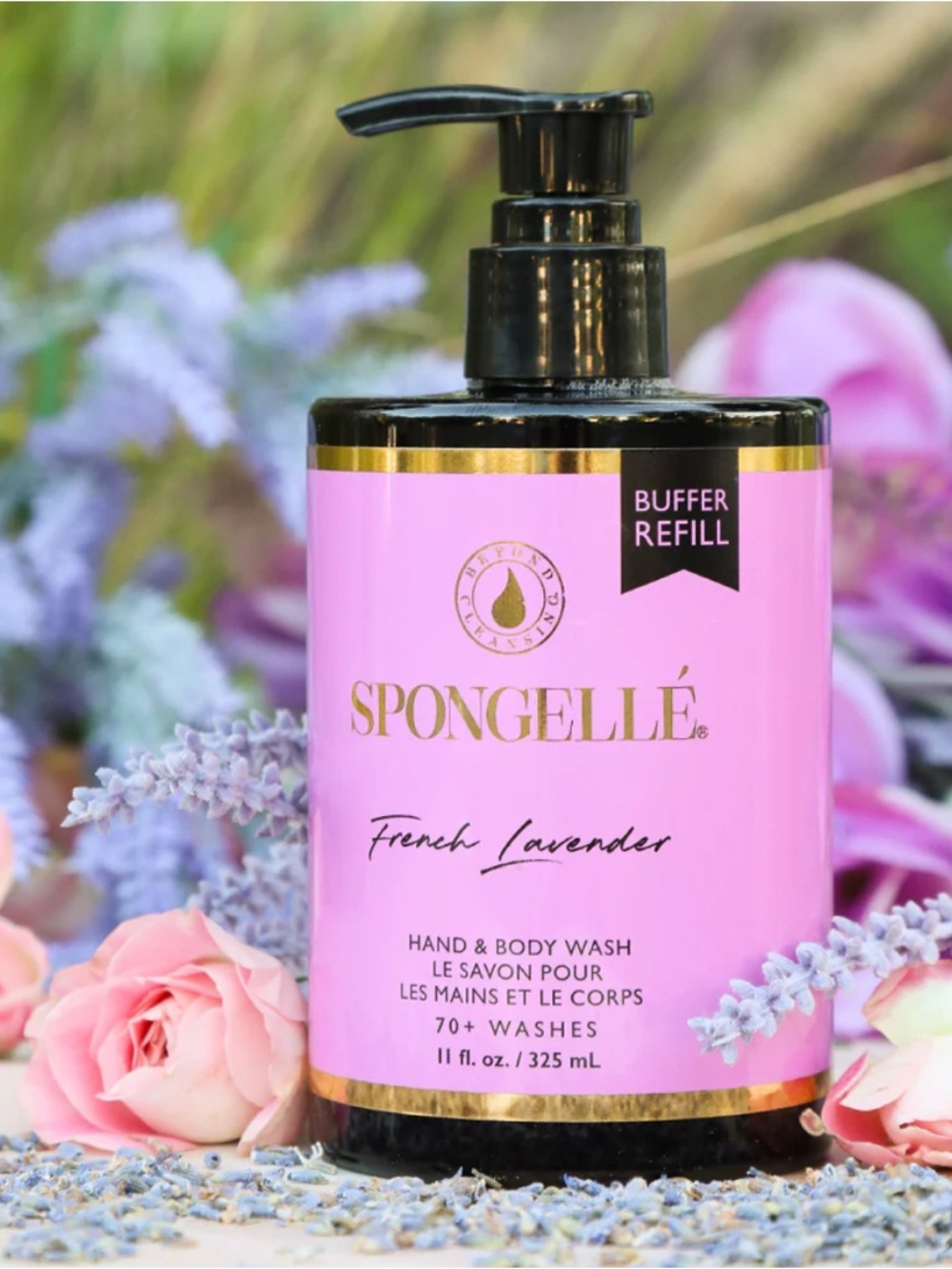 NEW Spongellé French Lavender Hand & Body Wash Buffer Refill